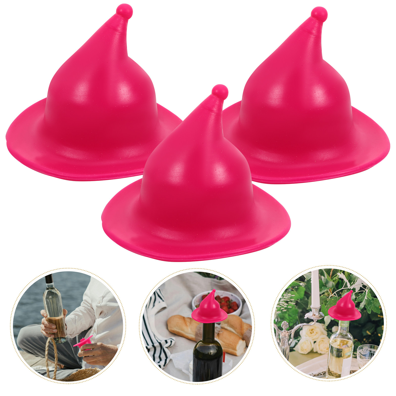 4 bouchons en silicone pour bo - Wine Beer Hat avis et prix